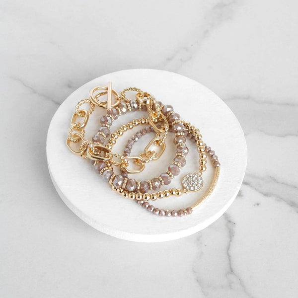 Florence Beaded Bracelet Stack