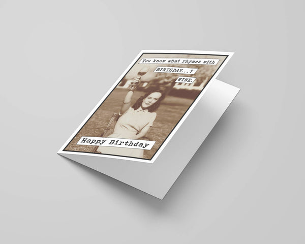 Greeting Card - Funny Birthday