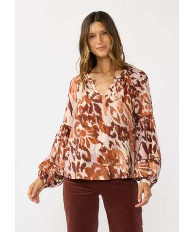 Aria Print Blouse