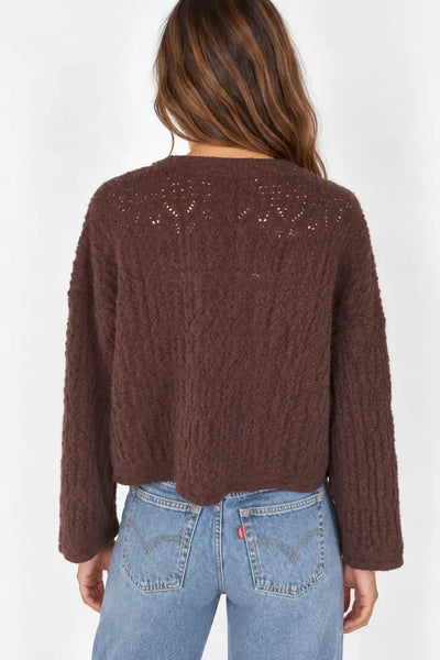 Clara Open Knit Cardigan