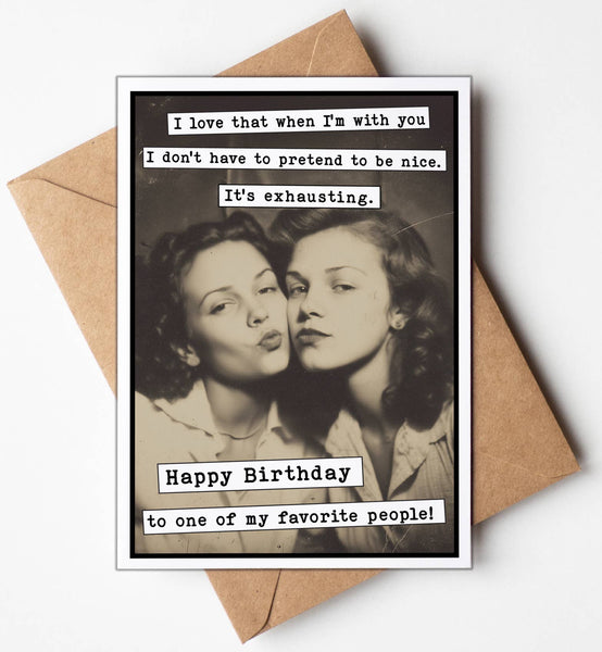 Greeting Card - Funny Birthday