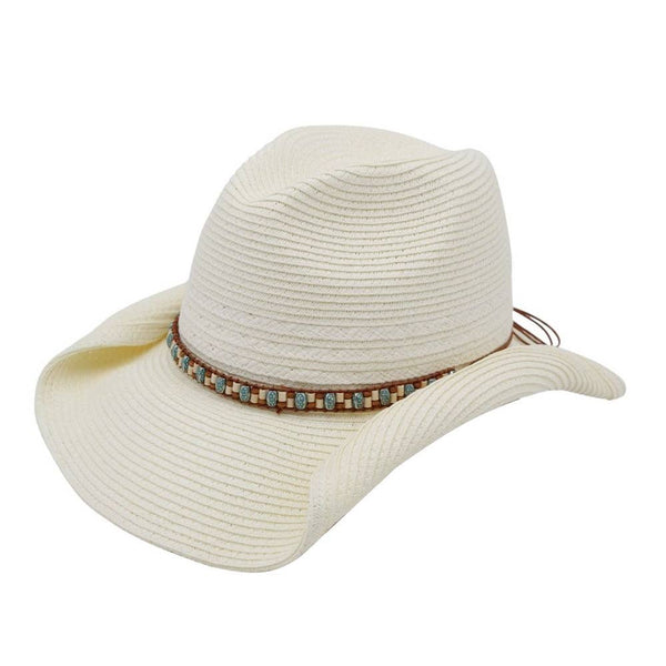 Rory Straw Cowboy Hat - Ivory