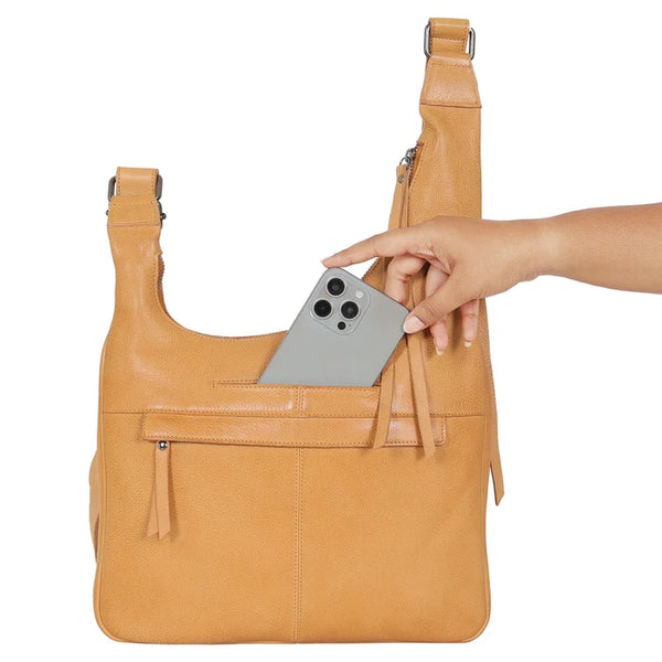 Aliah Leather Crossbody Bag