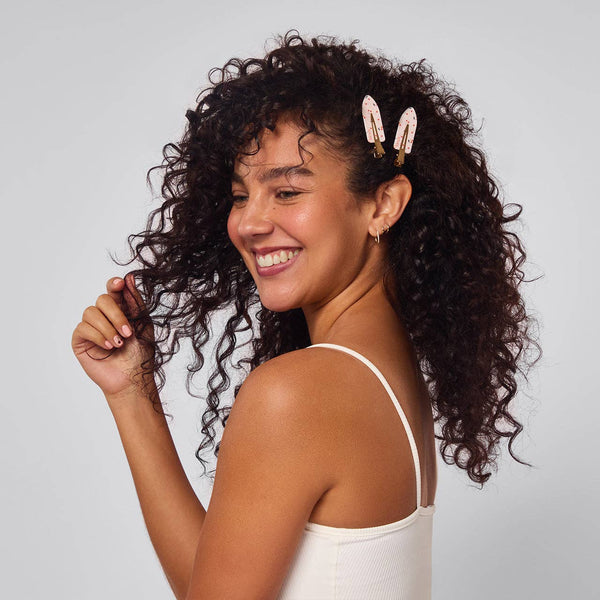 Cherry Creaseless Clips 4pc Set- Cherry Print