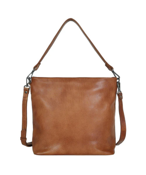 Grange Leather Crossbody Bag - Cognac