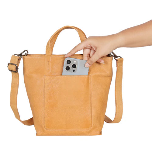 Febe Leather Crossbody Bag
