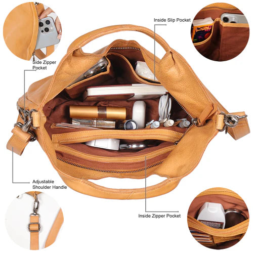 Dario Leather Crossbody Bag