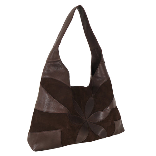Linney Suede Leather Shoulder Bag