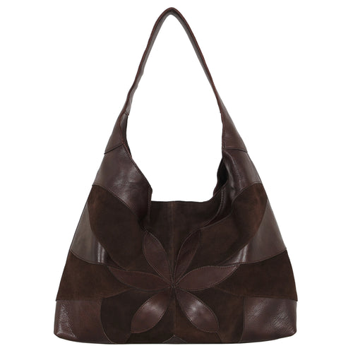 Linney Suede Leather Shoulder Bag
