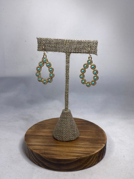 Andi Teardrop Dangle Earrings - Gold