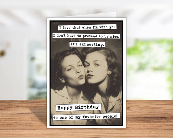 Greeting Card - Funny Birthday
