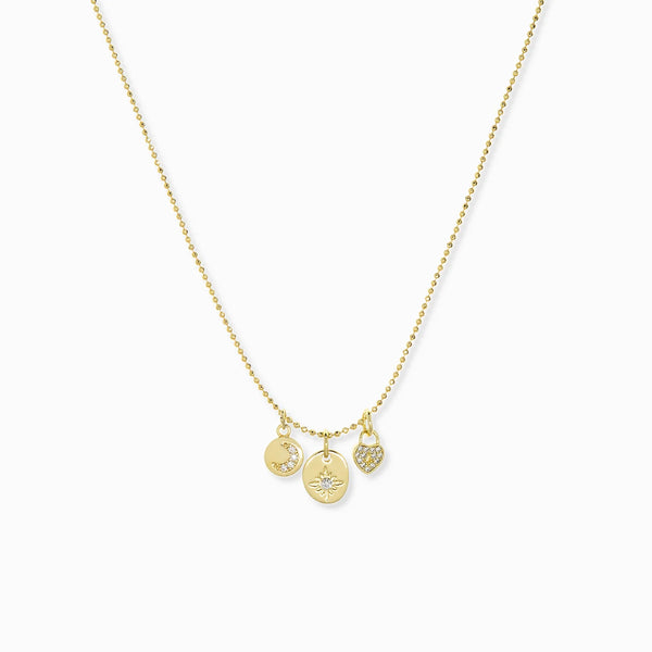 Pave Charm Necklace