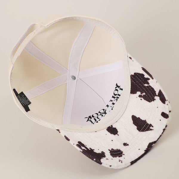 You Look Like You Love Me Embroidered Animal Print Trucker Hat