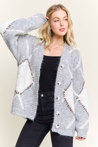 Rube Diamond Knit Cardigan