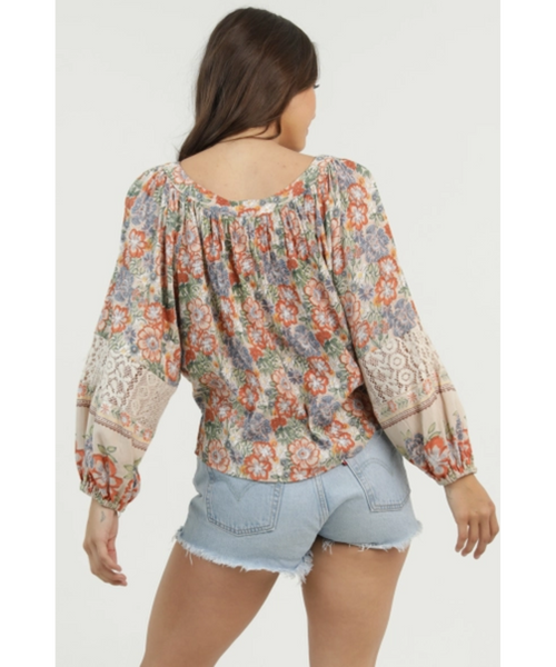 Iris Tie Front Blouse