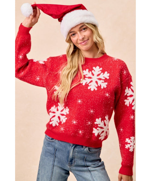Seasons Snowflake Sweater