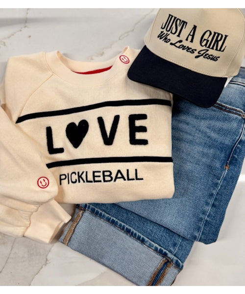 LOVE Pickleball Crewneck