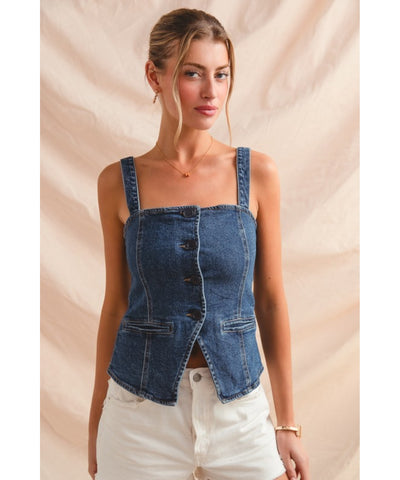 Shelle Denim Vest