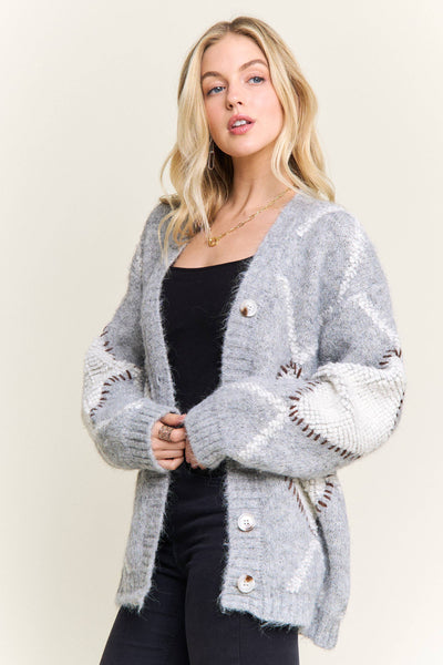 Rube Diamond Knit Cardigan