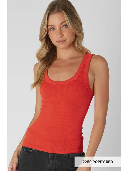 Reversible Ribbed Tank - Multiple Colors