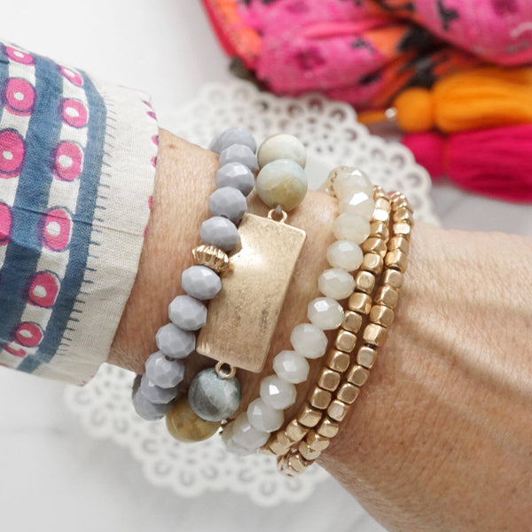 Krakow Boho Beaded Bracelet Stack