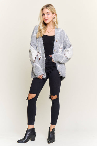 Rube Diamond Knit Cardigan