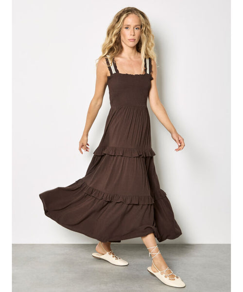Nova Crochet Strap Maxi Dress