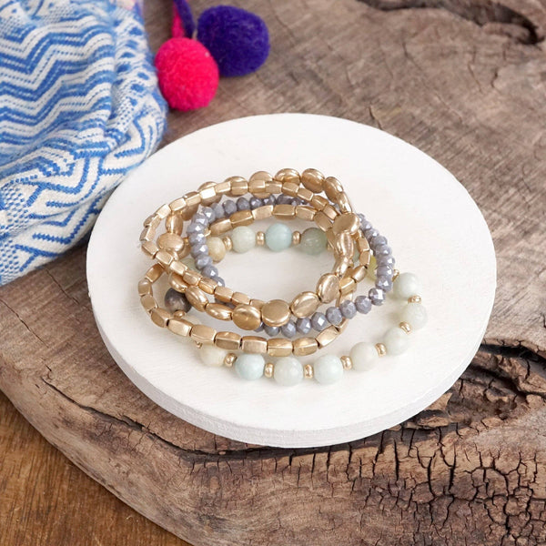 Prague Beaded Bracelet Stack
