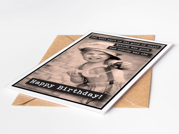 Greeting Card - Funny Birthday
