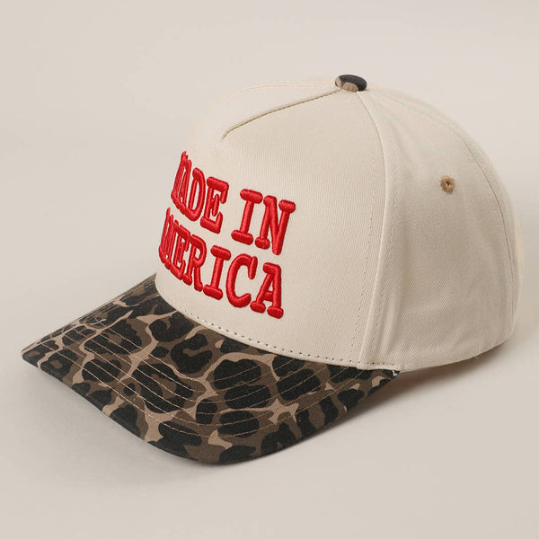 MADE IN AMERICA 3D Embroidered Trucker Hat