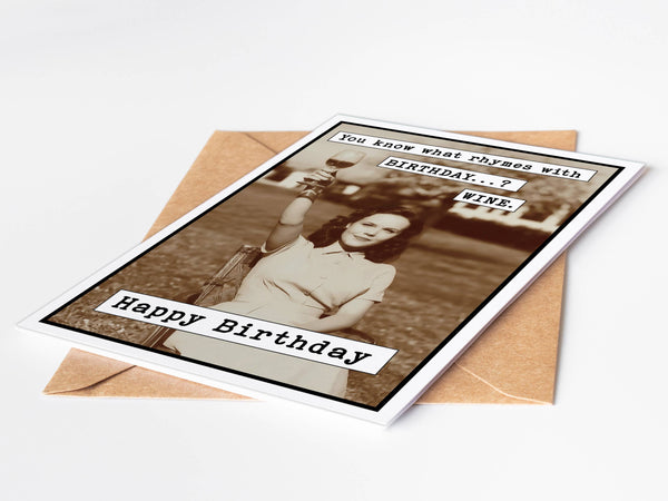Greeting Card - Funny Birthday
