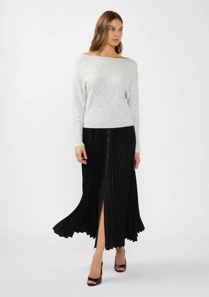 Misty Off-Shoulder Knit Sweater