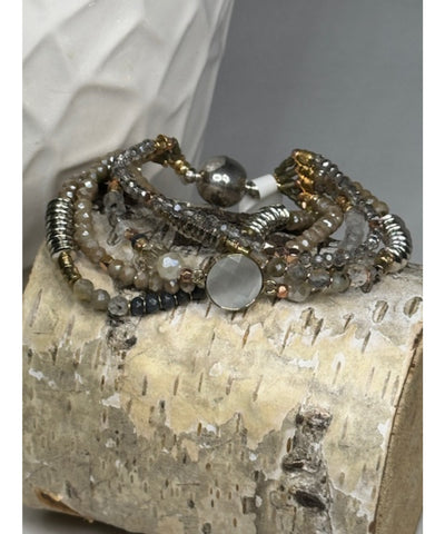 Bondi Beaded Stone Bracelet