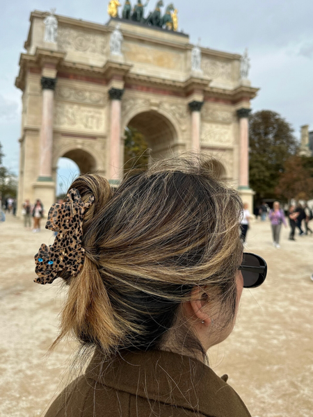 Hand-painted Leopard Claw Hair Clip