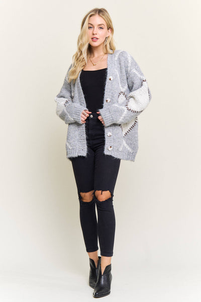 Rube Diamond Knit Cardigan