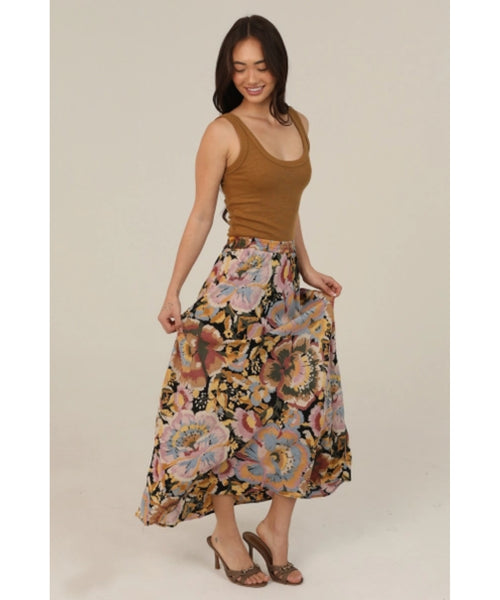 Orion Floral Maxi Skirt
