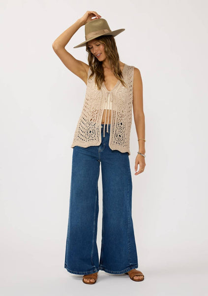 Bodee Knit Crochet Vest