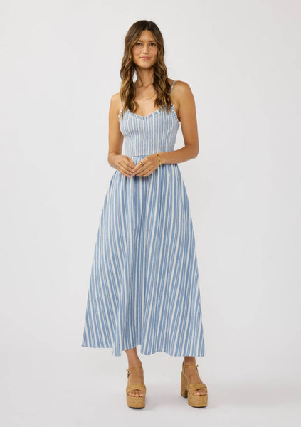 Delilah Striped Midi Dress