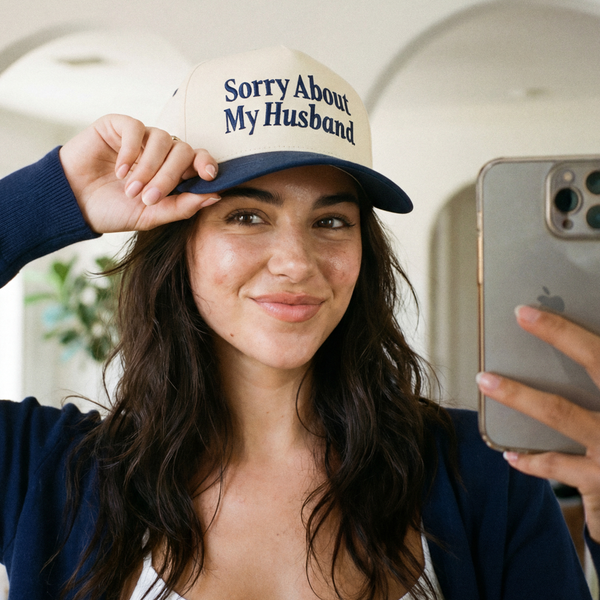 Sorry About My Husband Trucker Hat