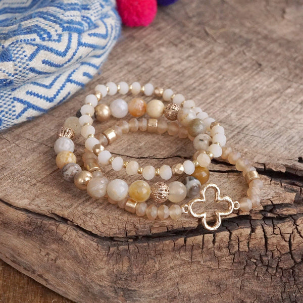 Myrtle Beaded Bracelet Stack