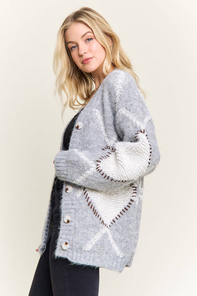 Rube Diamond Knit Cardigan