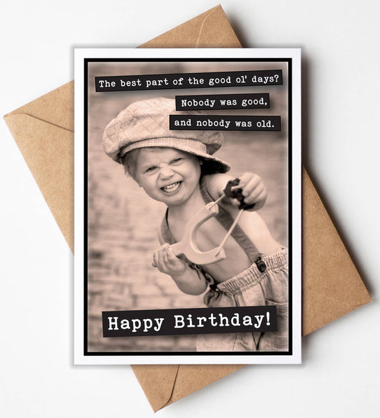 Greeting Card - Funny Birthday