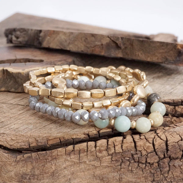 Prague Beaded Bracelet Stack