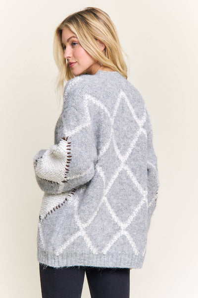 Rube Diamond Knit Cardigan