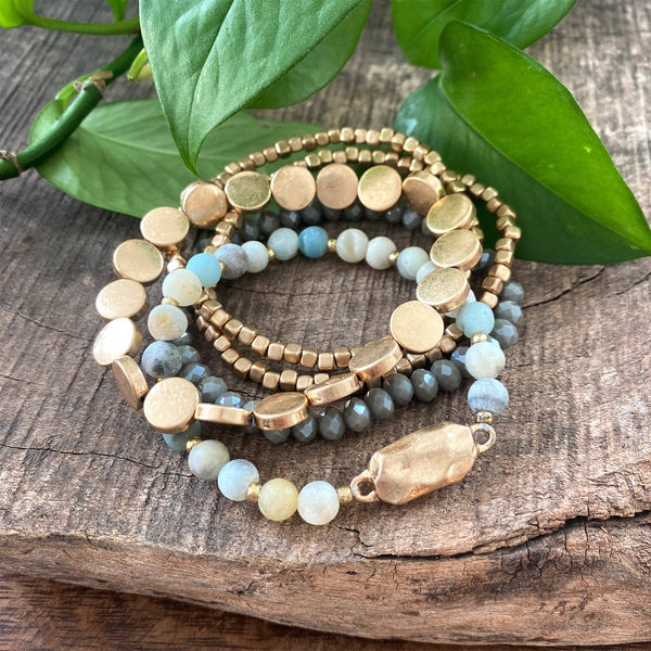 Seville Beaded Bracelet Stack