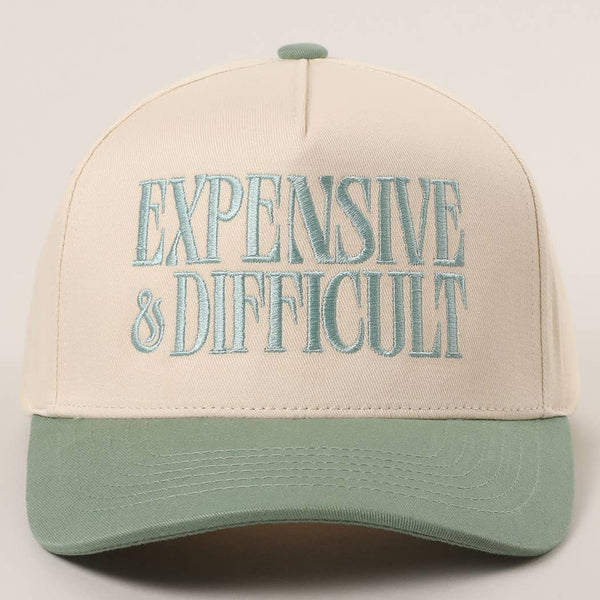 EXPENSIVE & DIFFICULT Embroidered Trucker Hat