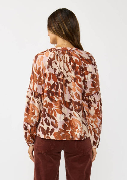 Aria Print Blouse