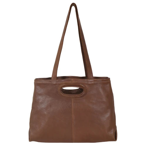 Orion Milled Leather Tote Bag