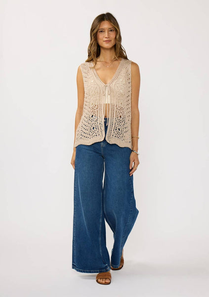 Bodee Knit Crochet Vest