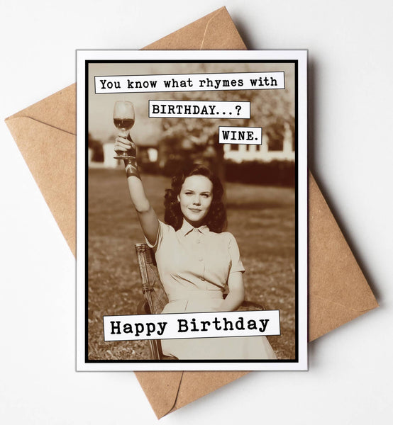 Greeting Card - Funny Birthday